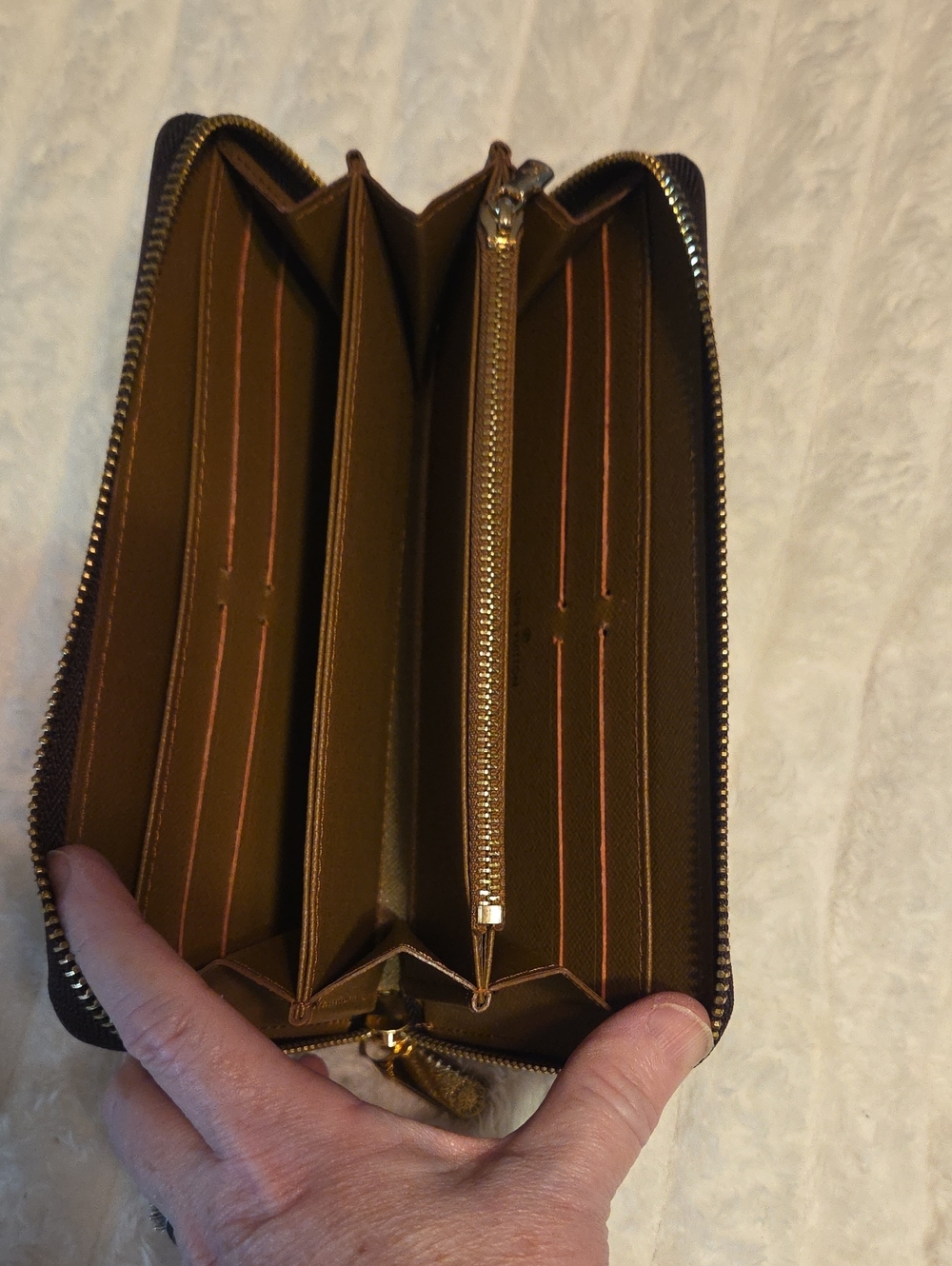 Zippered Wallet, Designer Inspired